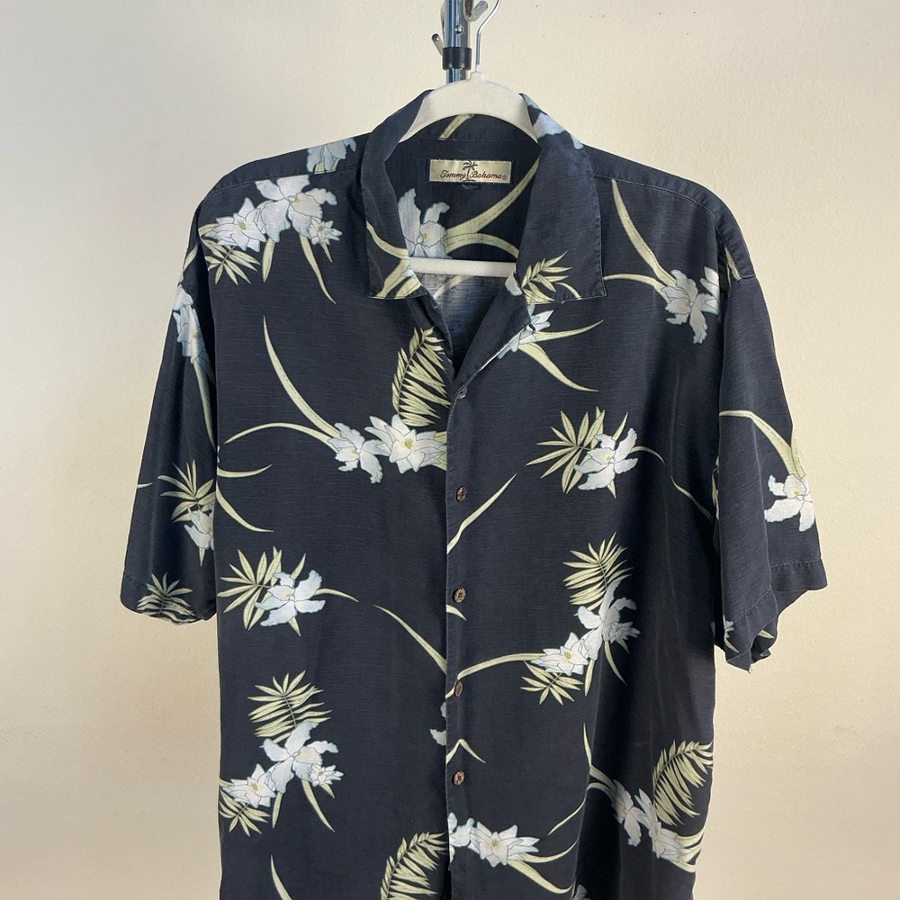 Tommy Bahama Black Floral Men's Shirt